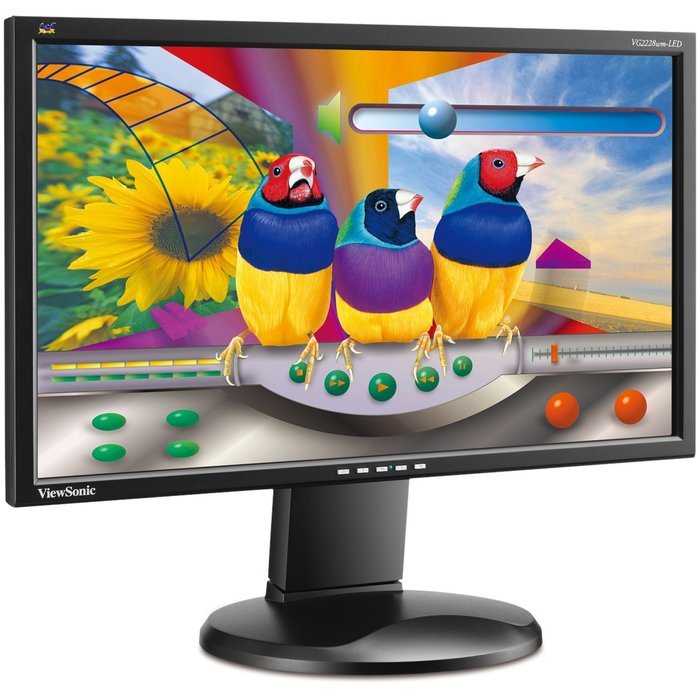 Viewsonic 22-Inch 5ms LED Monitor, Full HD 1920 x 1080p Resolution, Ergonomic Stand, Dual... N9