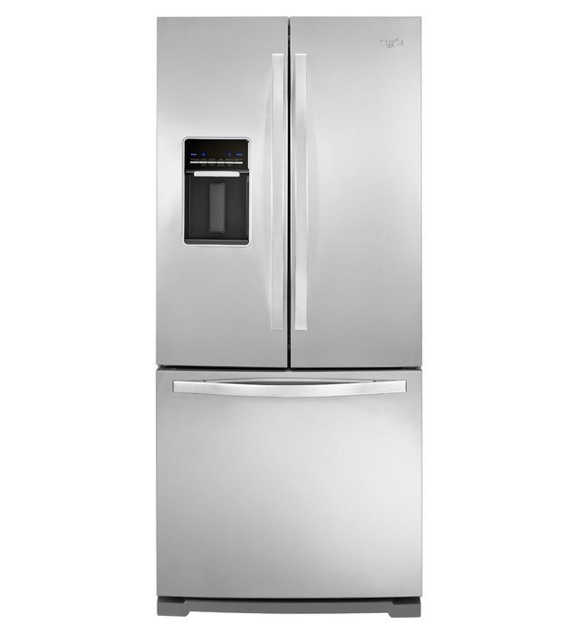 Whirlpool WRF560SEYB 19.5 Cu. Ft. Black French Door Refrigerator - Energy Star N4
