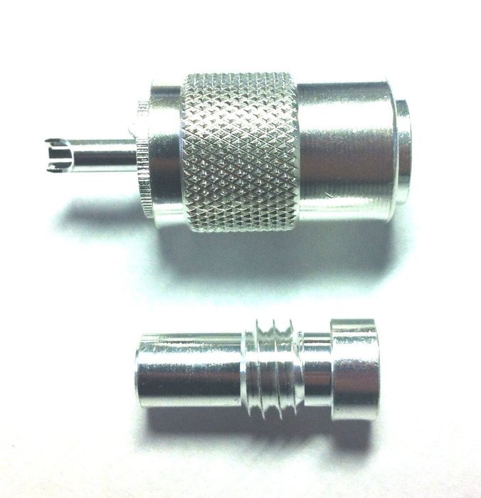 Silver PL-259+reducer UHF Male Solder PL259 Coax Connector for Ham/CB Radio, Pack of 5,