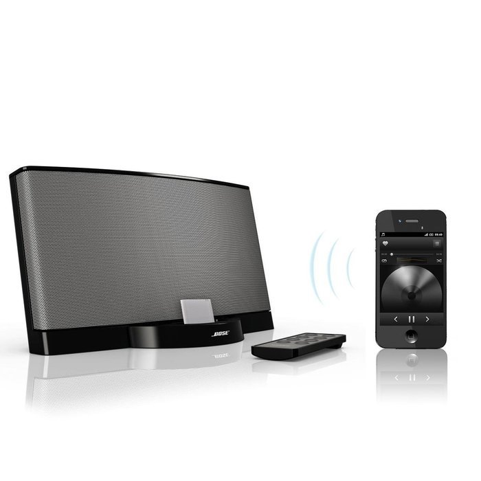 Soondar&reg; (White) Wireless Bluetooth Music Receiver for Bose Sounddock / Beatbox / Phillips / JBL and Other Dock... N6