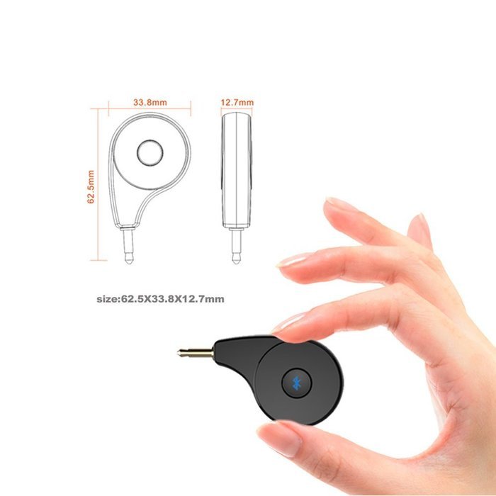 YASOKO Wireless Audio & Music Receivers With Handsfree Call Bluetooth Receiver Adapter Car Kit for Sound System N6