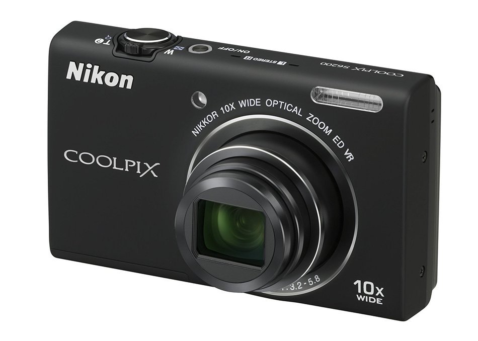 Nikon COOLPIX S6200 16 MP Digital Camera with 10x Optical Zoom NIKKOR ED Glass Lens and HD 720p Video (Red) N14