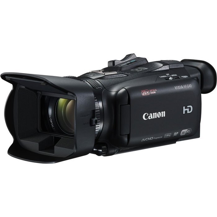 Canon VIXIA HF G40 Full HD Camcorder Pro 2 Bundle, Includes: 64GB SDXC Class 10 Memory Card, Spare Battery, Full...