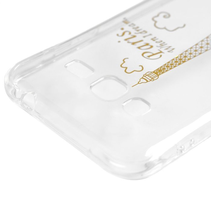 J3 Case, Galaxy 2015 J3 Case, YOKIRIN Clear Grip Soft Slim Flexible TPU Back Cover Transparent... N33