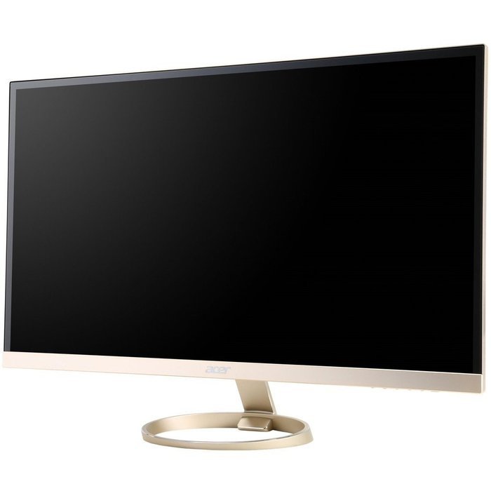 Acer - 27" LED HD Monitor - White, Gold N2