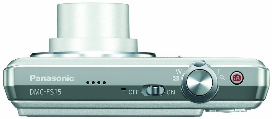 Panasonic Lumix DMC-FS15 12MP Digital Camera with 5x MEGA Optical Image Stabilized Zoom and 2.7 inch LCD (Black) N7