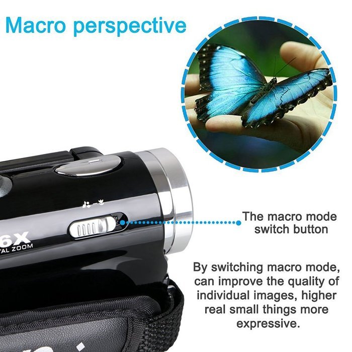 Cmacorders , SSstar Digital Video Camcorder HD Max 20.0 MP 1280720P Camera DV 3.0 Inches TFT LCD Screen 16X Zoom... N11