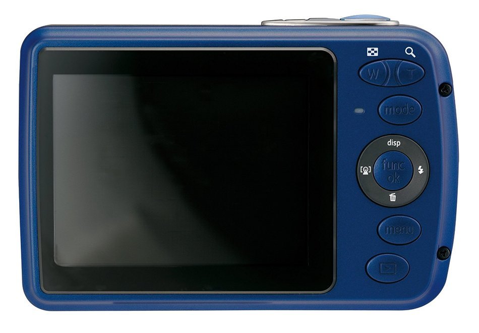 GE G5WP 12MP Waterproof Digital Camera with 4X Optical Zoom and 2.7-Inch LCD with Auto Brightness (Ocean Blue) N4