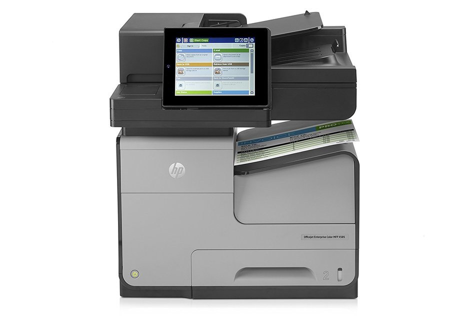 HP OfficeJet Pro X585dn Office Printer with Print Security, Remote Fleet Management & Fast Printing (B5L04A) N3