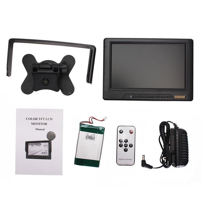 LILLIPUT 668GL-70NP/H/Y 7" On-camera Field HD Monitor for DSLR with HDMI Ypbpr and Composite... N5