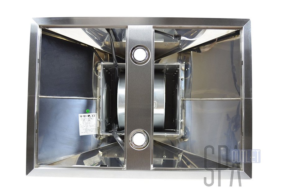 Blue Ocean 30" RHL01I Stainless Steel Island Mount Kitchen Range Hood N6