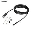 Black 5M 16.4ft Cable 7mm Lens 2 In 1 Dual Usb HD endoscope For Android OTG Phone Cable inspection Pipe IP67 Waterproof... N8