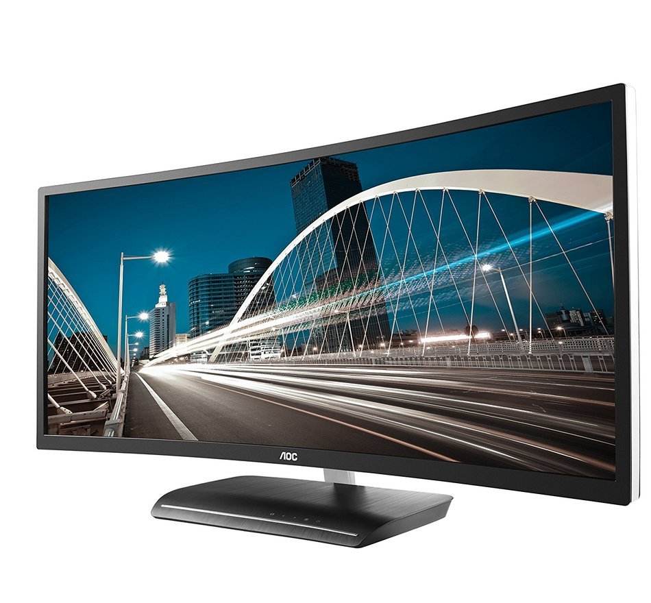 AOC C2783FQ 27-Inch Class CURVED LED-Lit Monitor, Full HD 1920 x 1080 Resolution, 5ms, 50M... N9