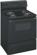 Hotpoint 53-6567 Htpt 30 In. Blk Elec Rng With Window