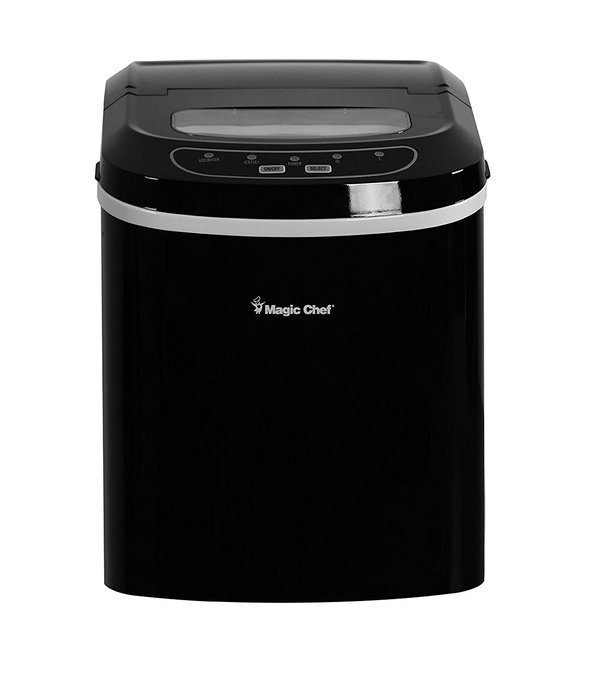 Magic Chef MCIM22B Ice Maker, 27 lb, Black N2