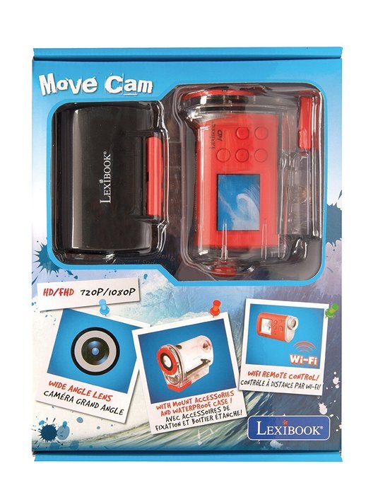 Lexibook 5 Megapixel Move Camcorder Wi-Fi Full HD N2
