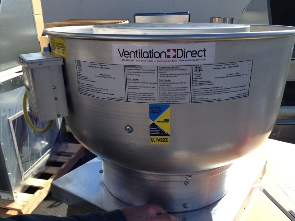 Ventilation Direct 6' Stainless Backshelf Concession Trailer Hood System N2