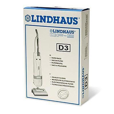 Lindhaus Vacuum Cleaner Bags D3 - 10 Pack
