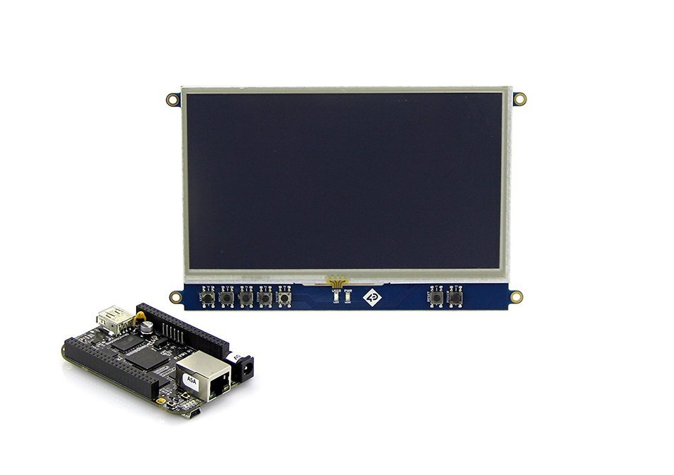 Seeedstudio 7" LCD Cape for Beagle Bone Black - Touch Display