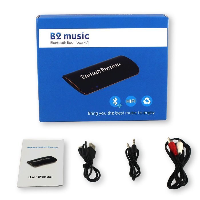 Bluetooth receiver, DIGOU Wireless Bluetooth Audio Speaker hi fi Stereo Hi-Fi Audio HeadsetLossless Adapter N7