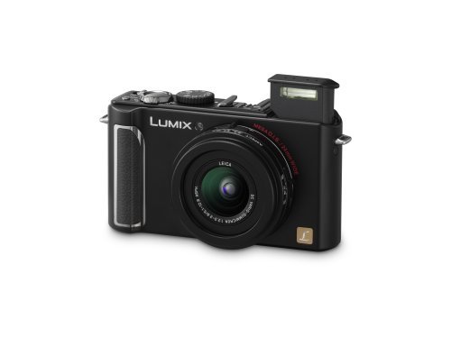 Panasonic DMC-LX3 10.1MP Digital Camera with 24mm Wide Angle MEGA Optical Image Stabilized Zoom (Black) N7