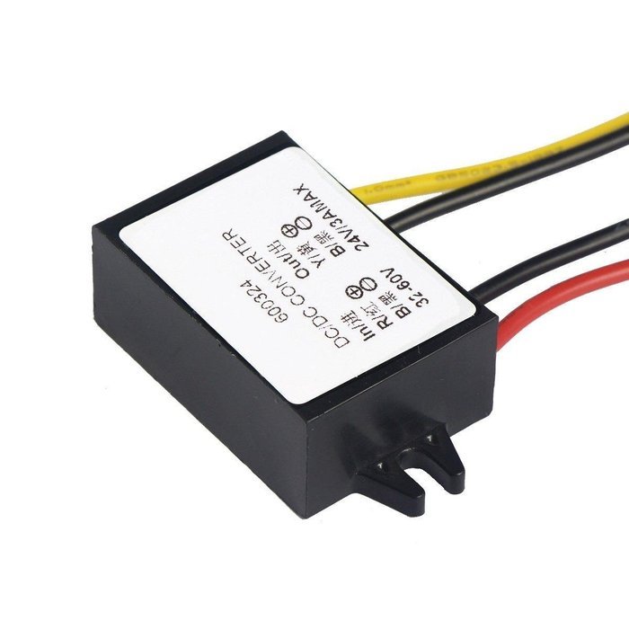 RioRand DC-DC Synchronous Buck Power Converter 32-60V 48V to 24V 3A 72W Step Down Voltage Regulator Waterproof N2