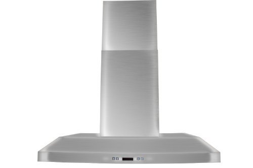 Akdy New 36" European Style Island Mount Stainless Steel Range Hood Vent Push Control Button N4