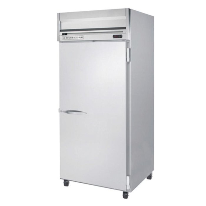 Beverage-Air HFPS1W-1S Horizon Series One Wide Section Solid Door Reach-In Freezer 34 cu.ft. Capacity Stainless...