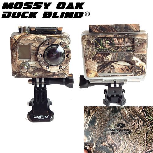 Camo Housing Skin Armor for GoPro Hero 1 or 2 - Mossy Oak Duck Blind