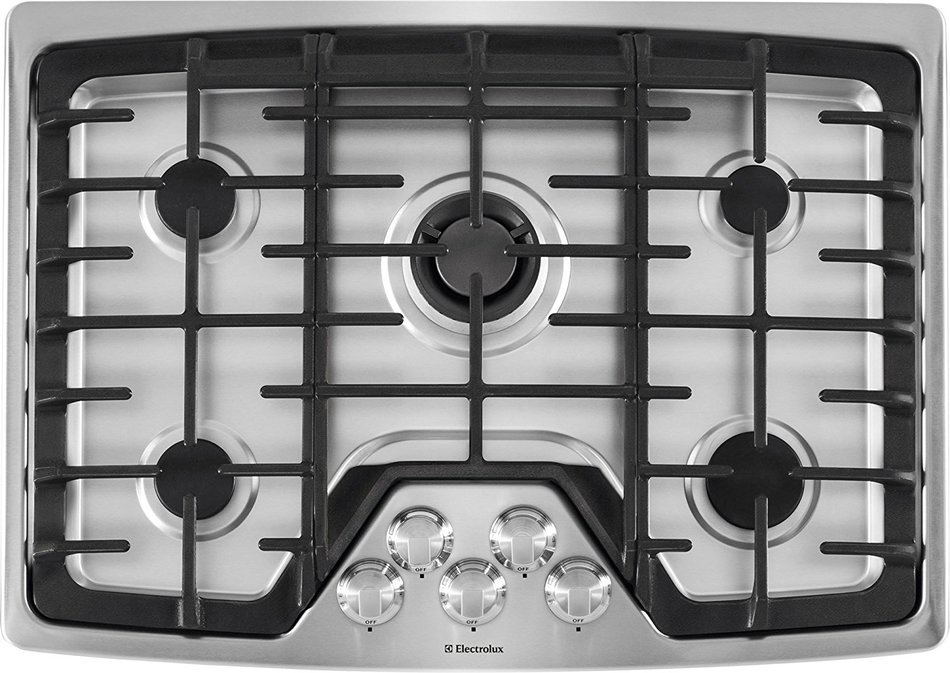 Electrolux EW30GC60PS Built-In Gas Cooktop, 30-Inch, Stainless Steel