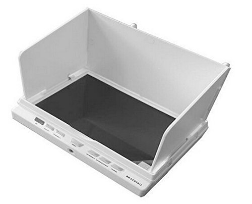 RX LCD5812 5.8GHz 7inch 40 Channels Raceband LCD Diversity Receiver Monitor for RC FPV (white) N5