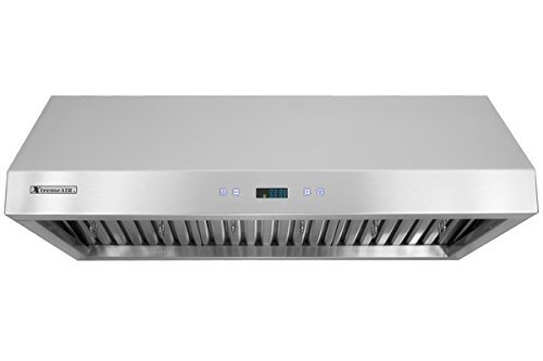 XtremeAir PX11-U42 Under Cabinet Mount Range Hood with 900 CFM Baffle Filter/Grease Drain Tunnel, 42" N2