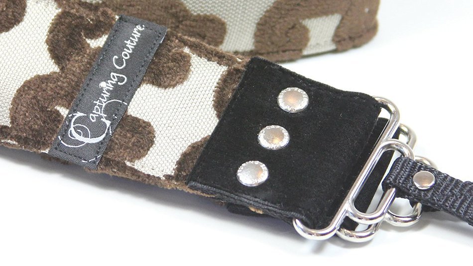 The Peninsula Brown 2" DSLR Couture Camera Strap N2