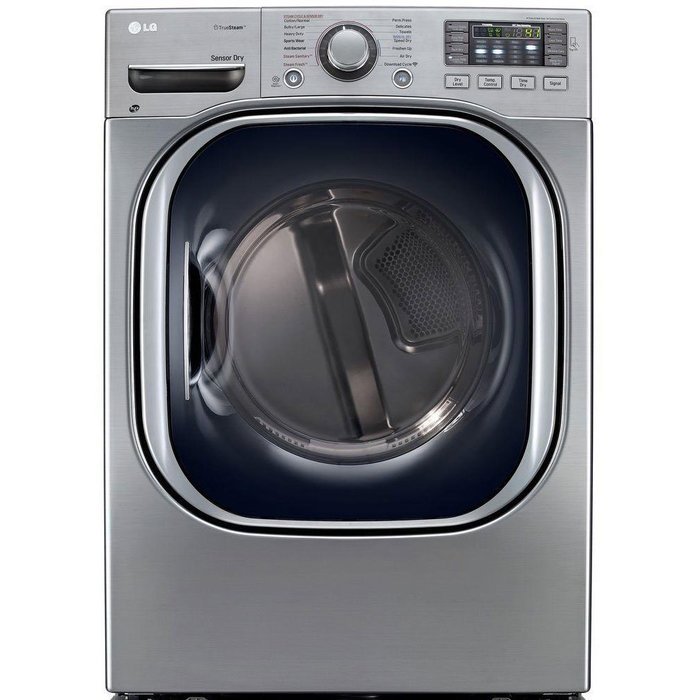 LG DLGX4271V 7.4 cu. ft. Ultra Large HE Gas Dryer in Graphite Steel