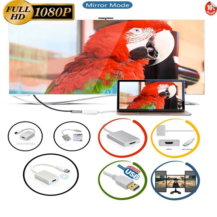 USB to Hdmi Adapter USB to HDMI Video Adapter USB to HDMI Video Converter USB to HDMI Video... N4