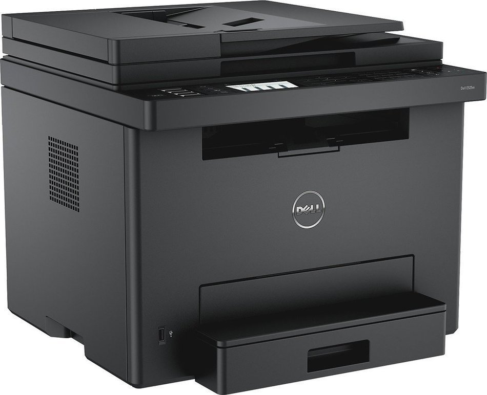 Dell - E525w Wireless Color All-in-One Laser Printer - Black