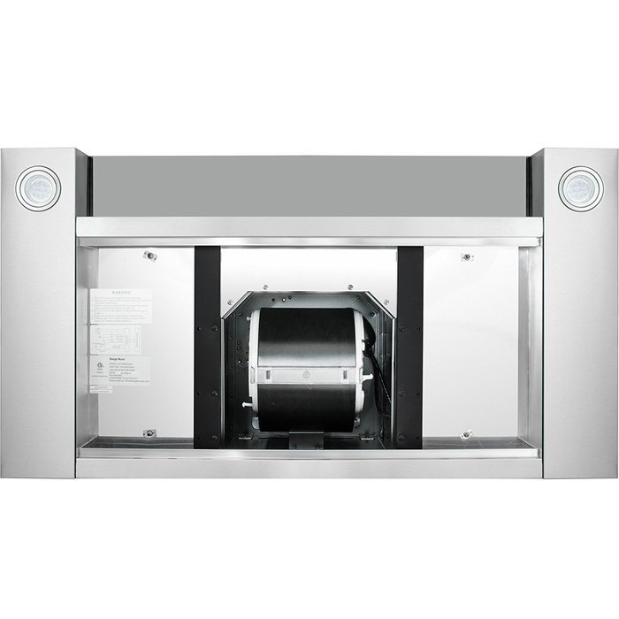 Golden Vantage 36" Stainless Steel Tempered Glass Wall Mount Touch Screen Display LED Light Kitchen Cooking Vent... N3