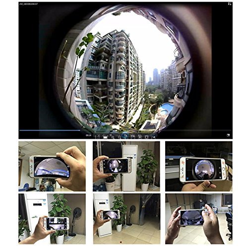 PULUZ CUBE360S 1.5 inch HD Screen 180 Degrees & 360 Degrees Panorama ARM M926EJ Super Wide Angle Lens, Support... N7