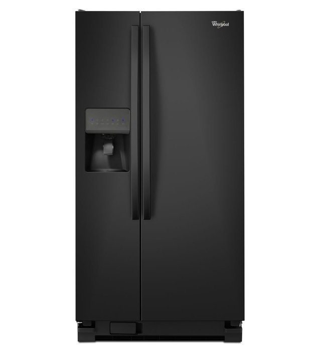 Whirlpool WRS322FDAB 22 Cu. Ft. Black Side-By-Side Refrigerator - Energy Star N2