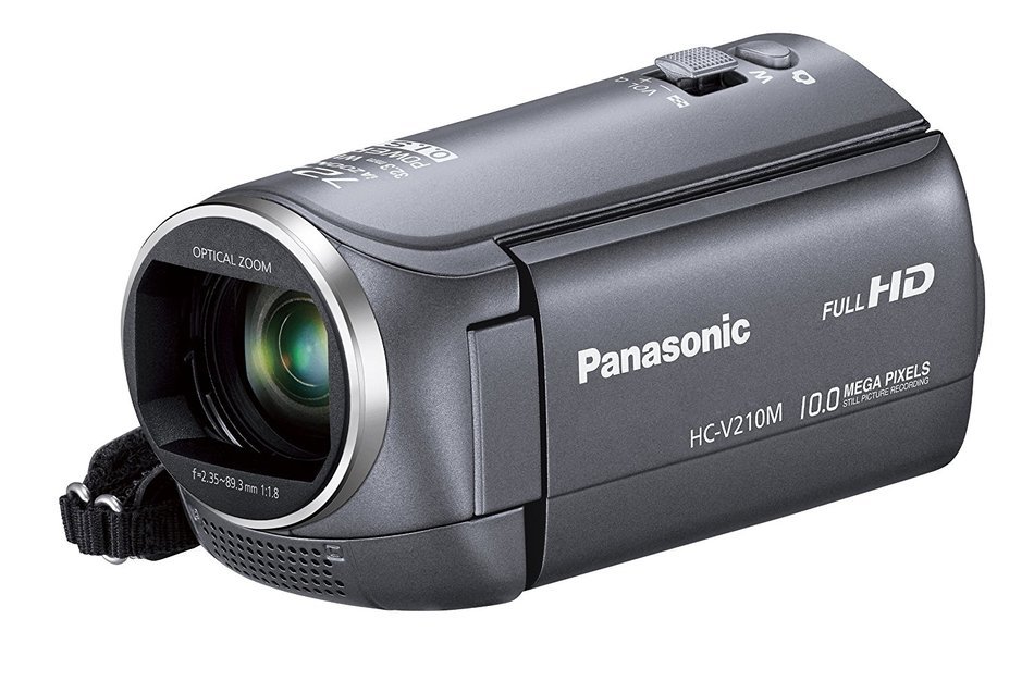Panasonic Digital Hi-vision Video Camera Incorporation Memory 8gb Gray Hc-v210m-h N2