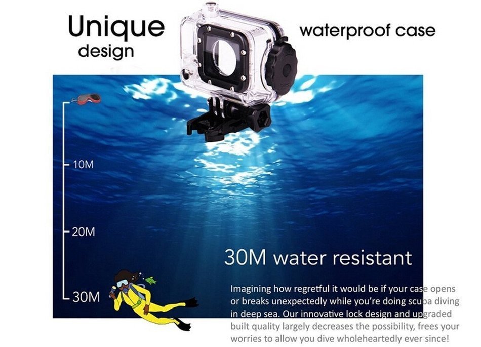 Uphig GitUp GT2 2K 30fps Novatek 96660 1080P WiFi Action Outdoor Sports Helmet Action Camera + Extra 950mAh Rechargable... N7