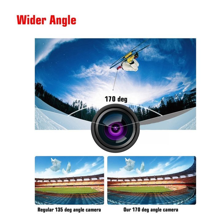 Vetenskap Intelligent WIFI FHD 1080P 2.0 Inch Screen Digital Sports Action Camera, 30M Waterproof 12MP CMOS Camcorder... N7
