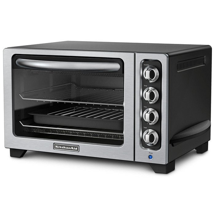 NEW KitchenAid RKCO222OB Onyx Black 12-inch Countertop Oven (Refurbished) N2