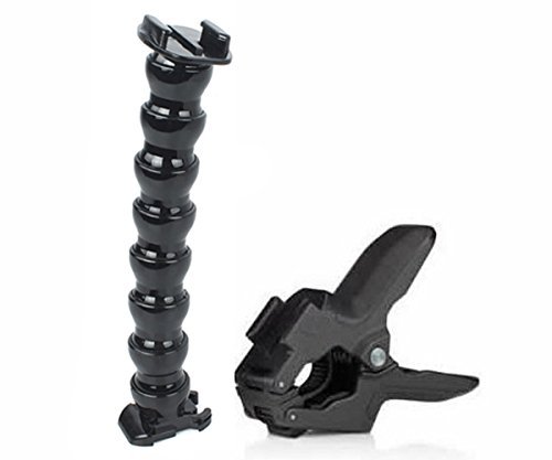 ProGear 8 Joint Flexible Extension With Jaws Flex Clamp Mount for GoPro Hero 4/3+/3/2/1 Jaws Mount Included N7