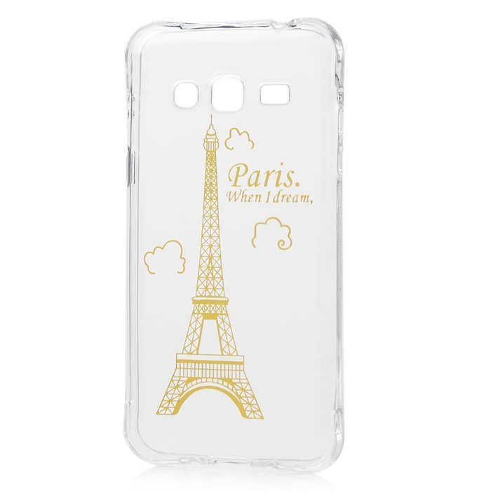 J3 Case, Galaxy 2015 J3 Case, YOKIRIN Clear Grip Soft Slim Flexible TPU Back Cover Transparent... N45