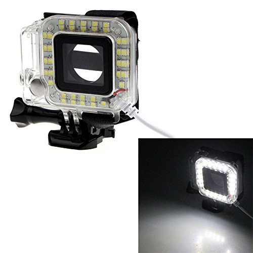 ProGear LED Night Photography Light For GoPro Hero 4/3+/3/2/1 USB Charging Cable Included N4
