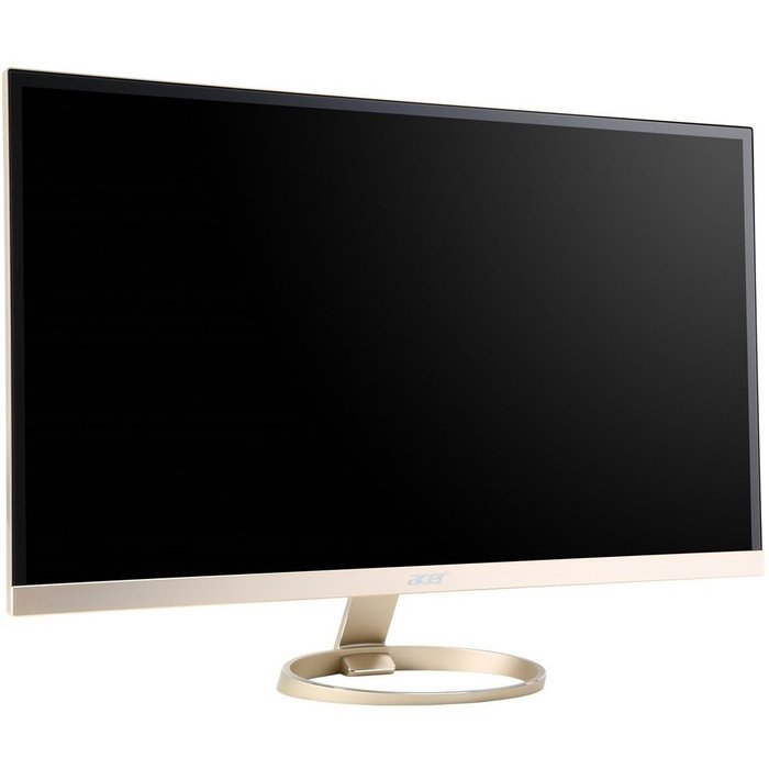 Acer - 27" LED HD Monitor - White, Gold N3