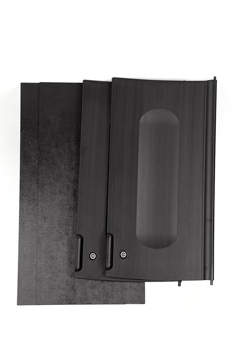 Rubbermaid Commercial Locking Cabinet Doors, Black (FG9T8500BLA)