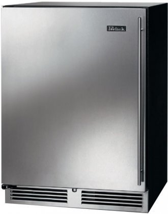 Perlick HC24RO-3-1L Commercial Series 24" Outdoor Refrigerator with 5.2 Cu. Ft. Capacity Rapidcool Forced Air...