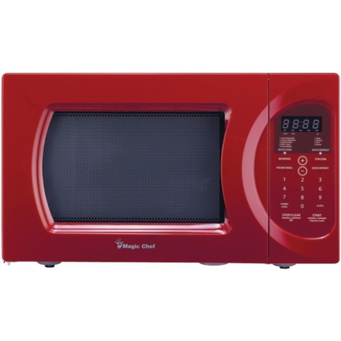 Magic Chef MCD992R Countertop Microwave Red .9 Cu-ft 900W W/Digital Touch Home & Garden